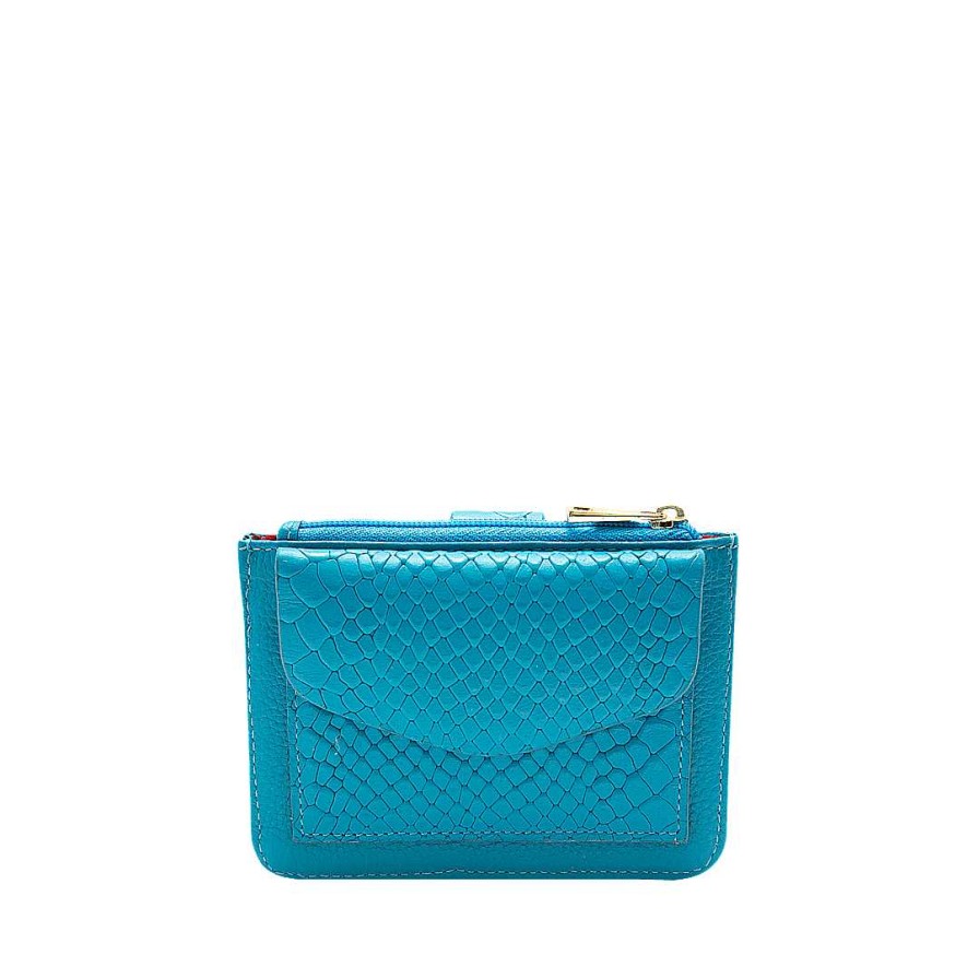 Accessories Bon-Bonite | Turquoise Leather Document Holder