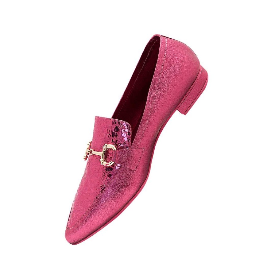 Shoes Bon-Bonite | Wine Color Leather Moccasin