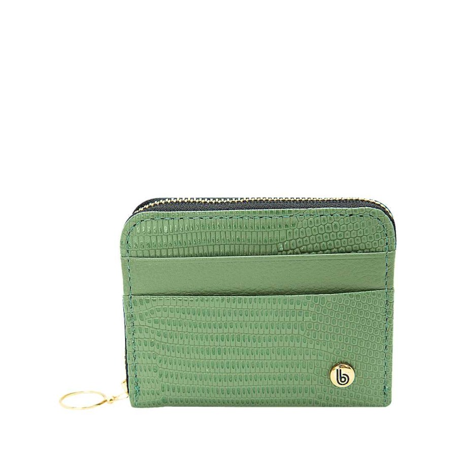 Accessories Bon-Bonite | Sabila Green Leather Wallet