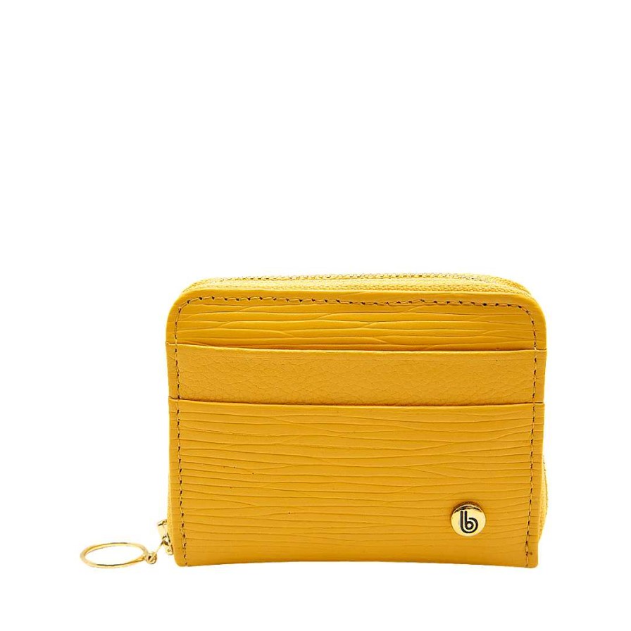 Accessories Bon-Bonite | Imperial Yellow Leather Wallet