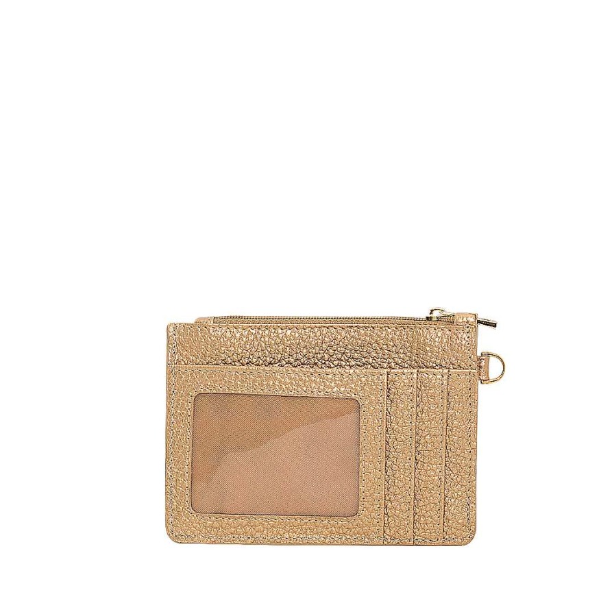 Accessories Bon-Bonite | Italian Gold Color Leather Document Holder