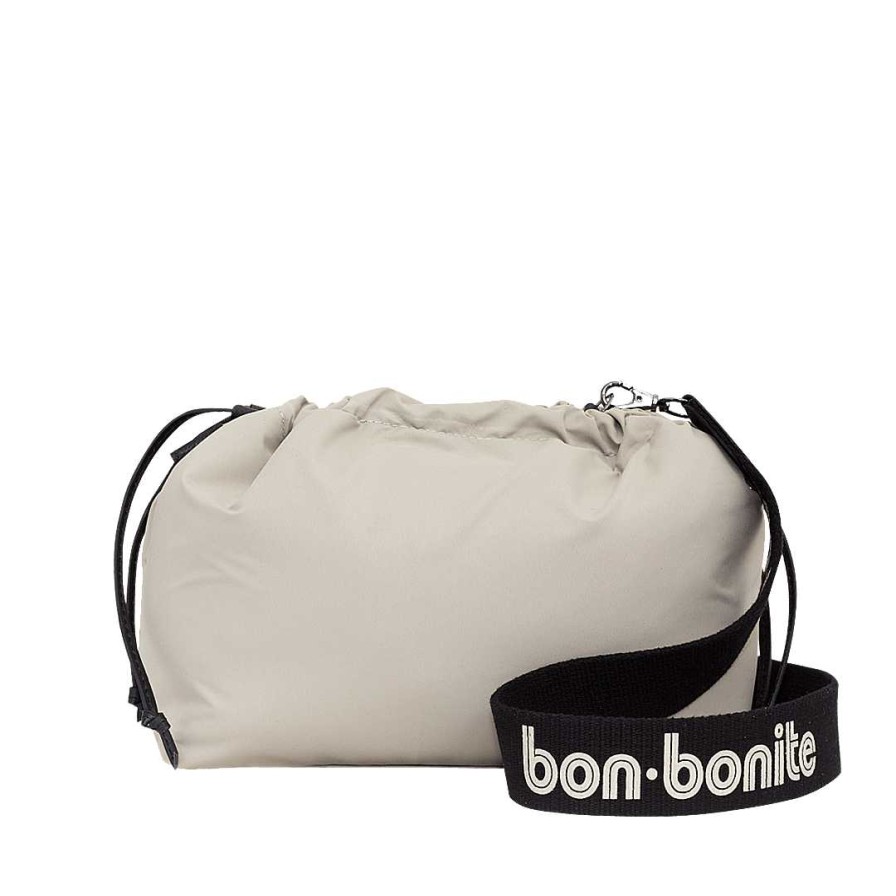 Handbags Bon-Bonite | Sand Color Hands Free In Textile