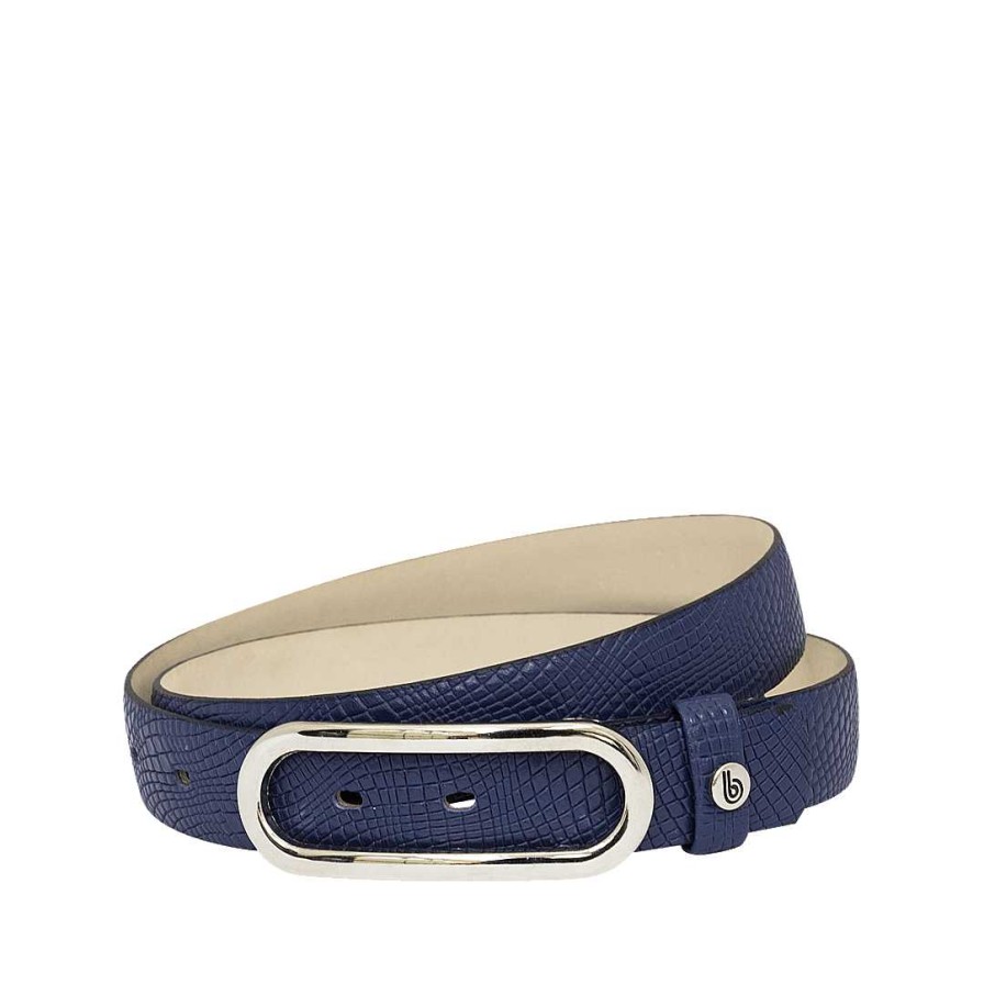 Belts Bon-Bonite | Deep Blue Leather Belt