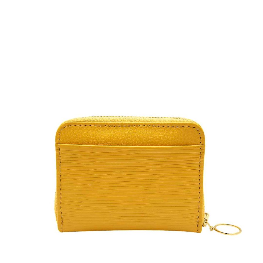 Accessories Bon-Bonite | Imperial Yellow Leather Wallet