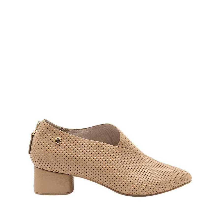 Shoes Bon-Bonite | Cappuccino Color Leather Heel