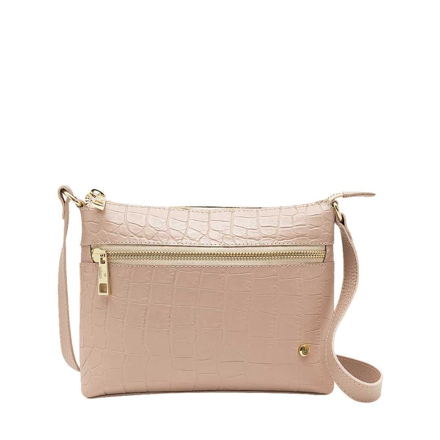 Handbags Bon-Bonite | Hands Free In Nude Leather