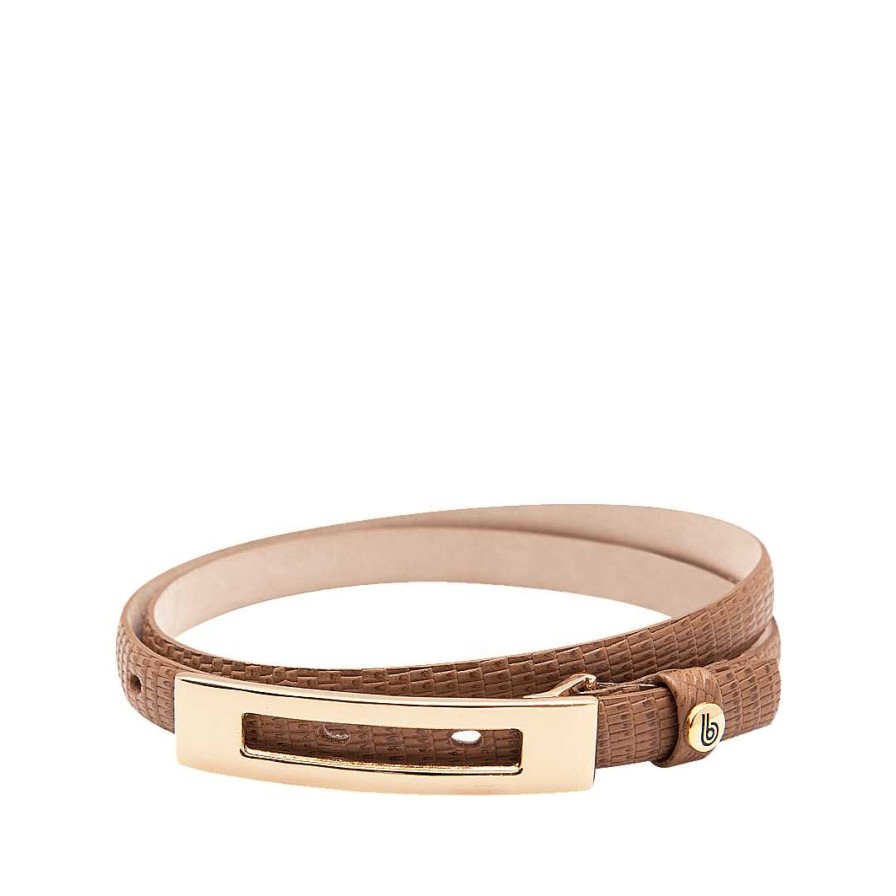 Belts Bon-Bonite | Honey Gray Leather Belt