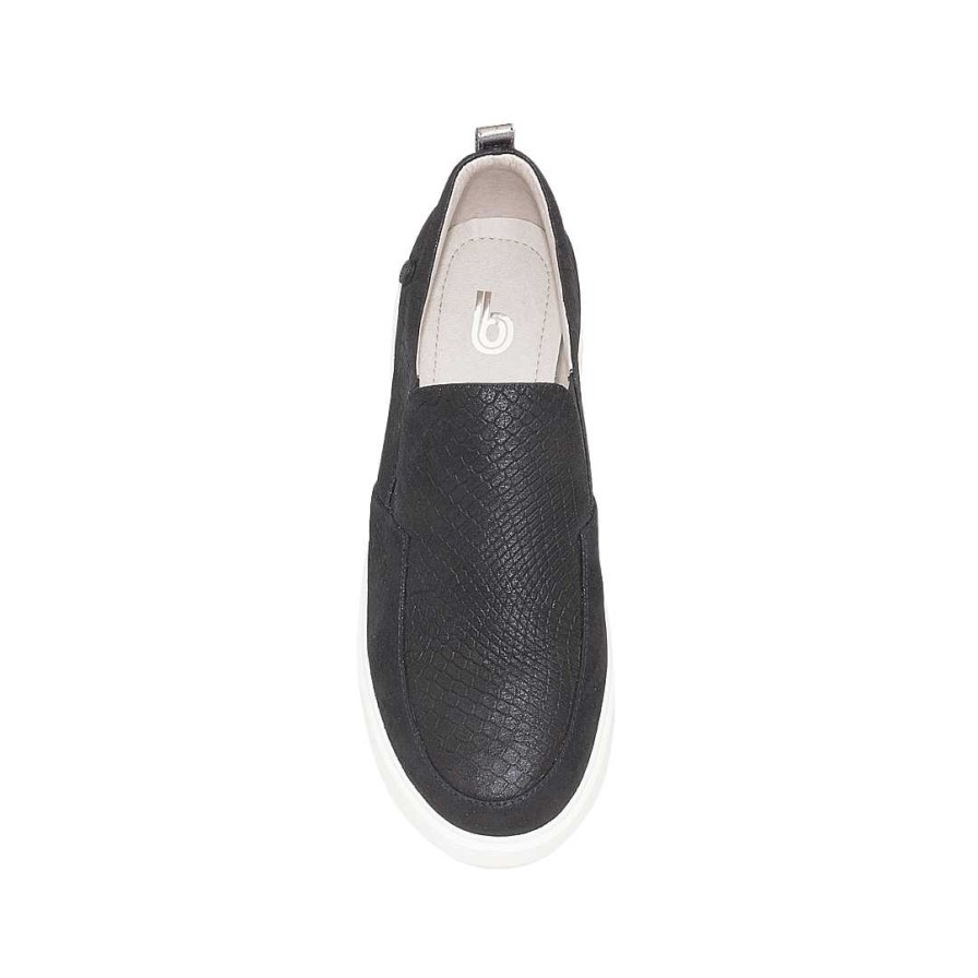 Shoes Bon-Bonite | Tennis Shoes With Black Onix Leather Elastics.