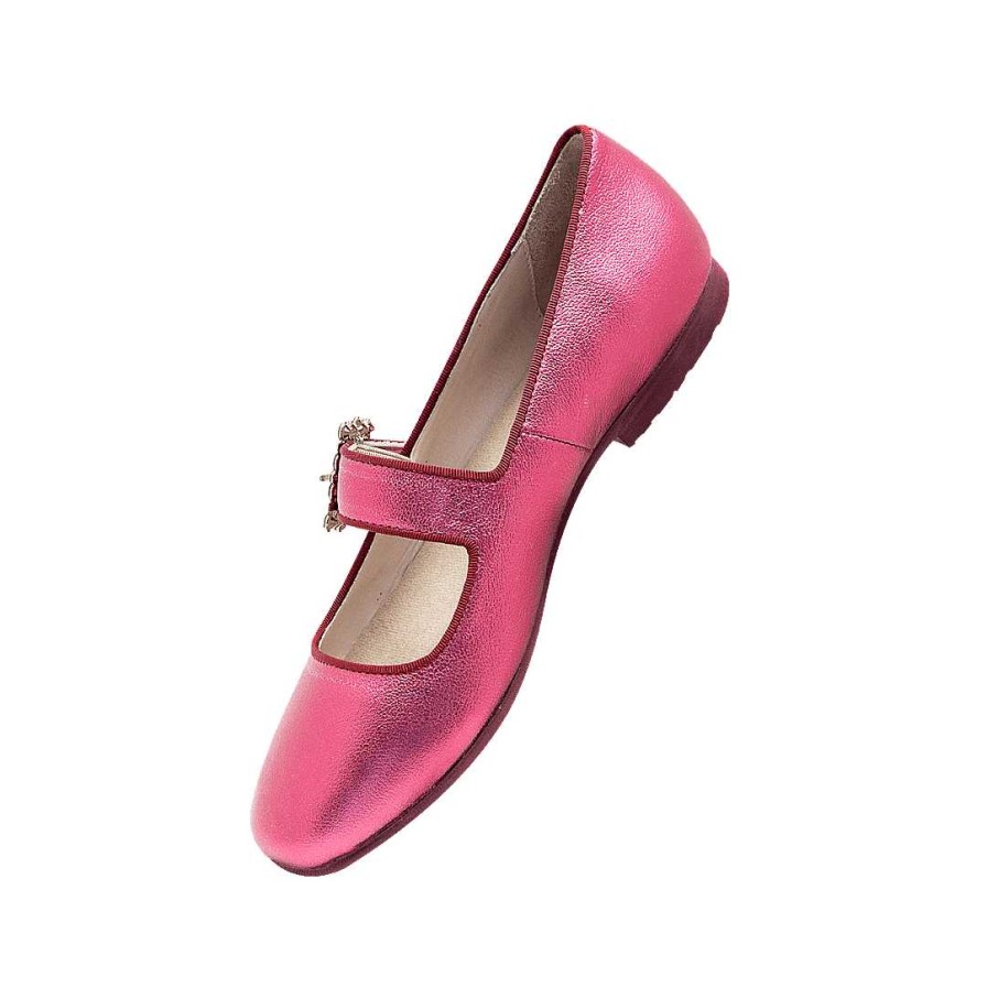 Shoes Bon-Bonite | Wine Color Leather Ballet Dancer