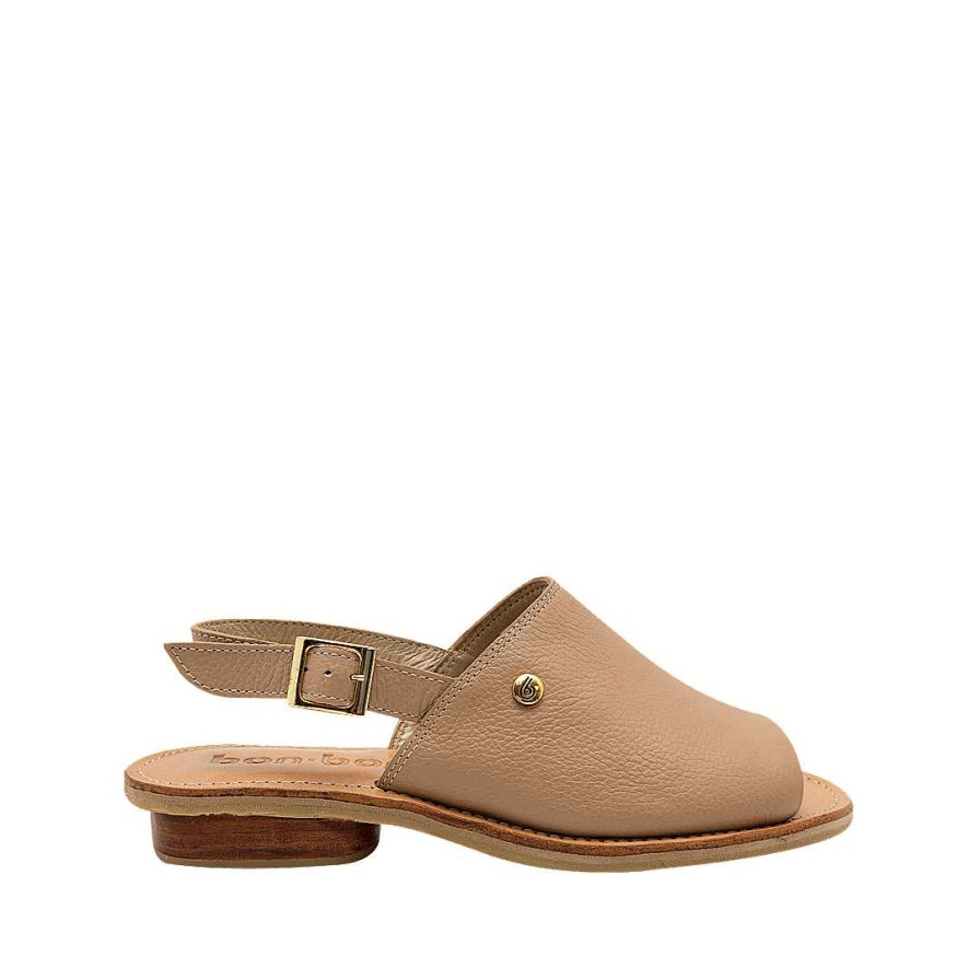 Shoes Bon-Bonite | Capuccino Color Leather Sandal