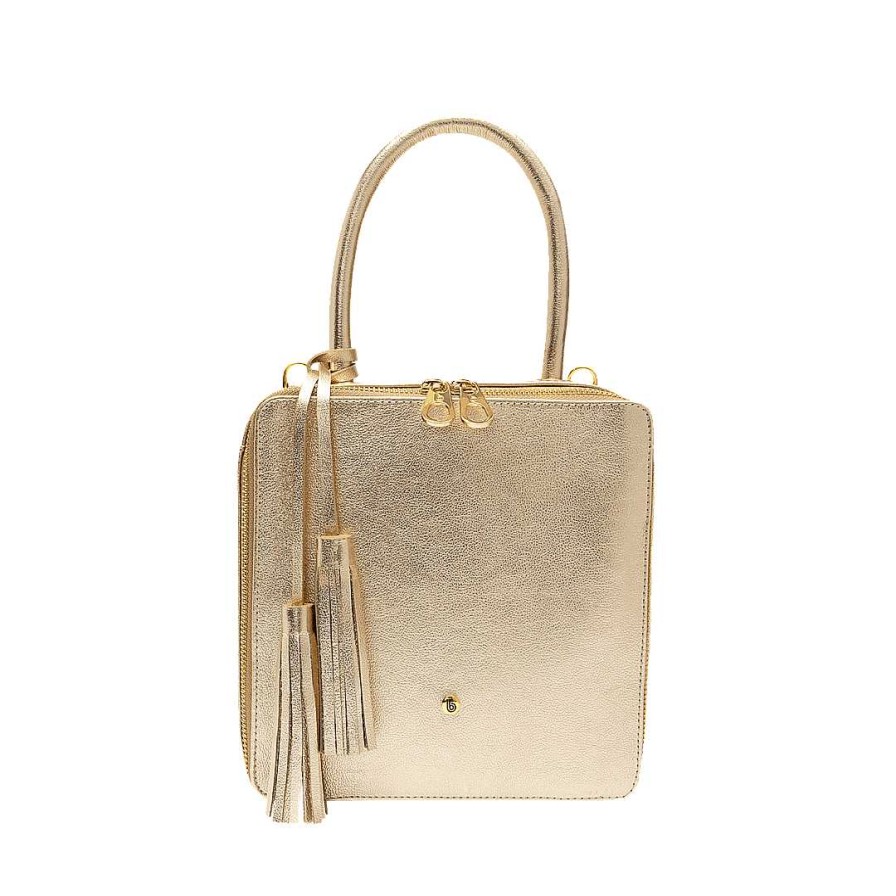 Handbags Bon-Bonite | Gold Leather Wallet