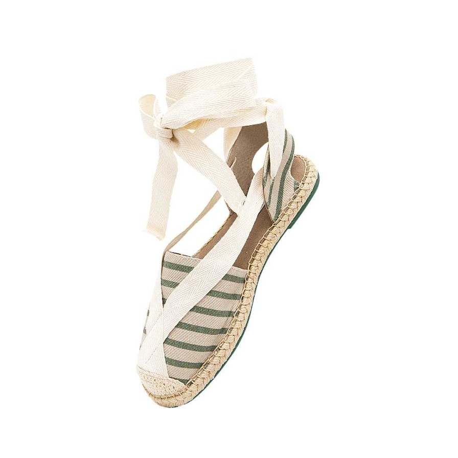 Shoes Bon-Bonite | Sabila Green Textile Espadrille