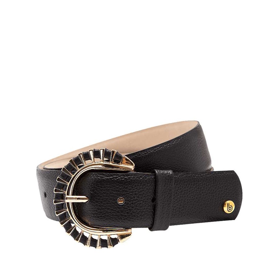 Belts Bon-Bonite | Onyx Black Leather Belt