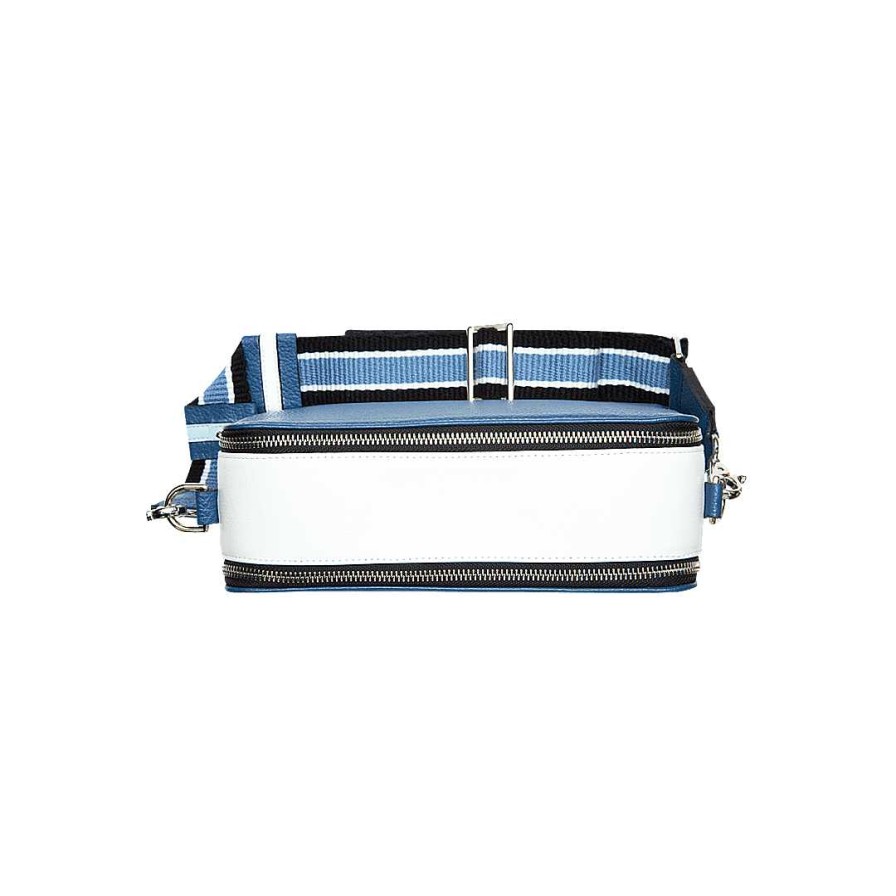 Handbags Bon-Bonite | Hands Free In Sky Blue Leather