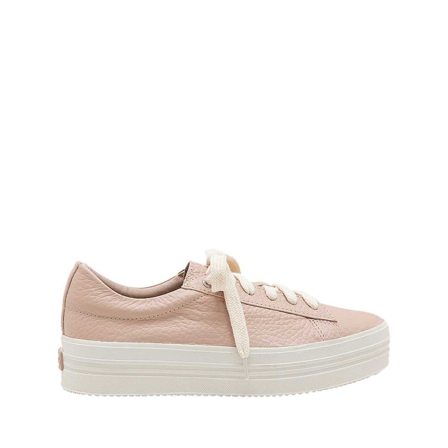 Shoes Bon-Bonite | Classic Nude Pink Leather Tennis Shoes