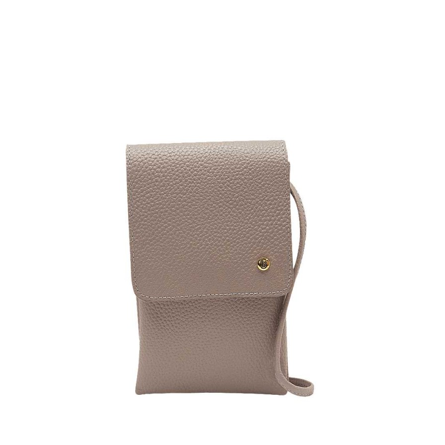 Handbags Bon-Bonite | Mocha Leather Hands Free