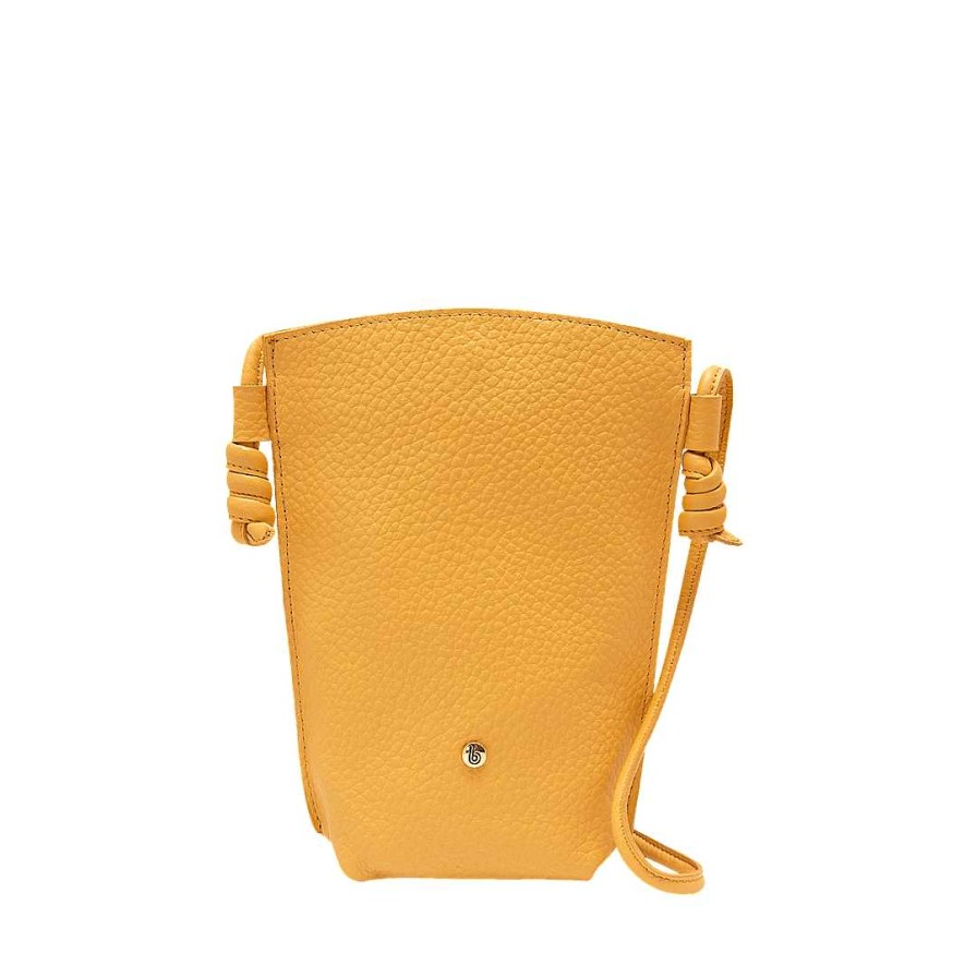 Handbags Bon-Bonite | Imperial Yellow Leather Hands Free