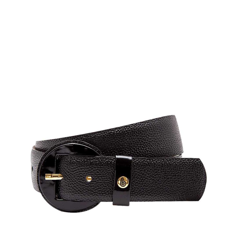 Belts Bon-Bonite | Onyx Black Leather Belt