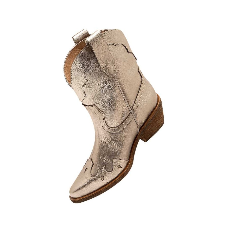 Shoes Bon-Bonite | Moon Color Leather Ankle Boot