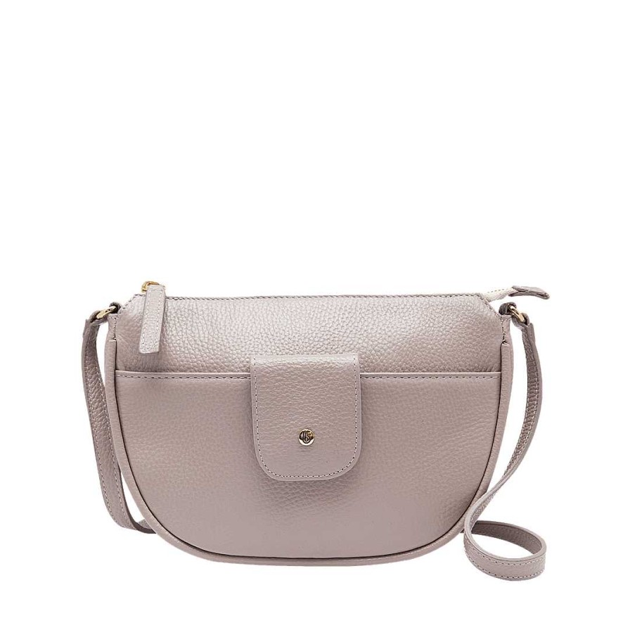 Handbags Bon-Bonite | Mocha Leather Hands Free