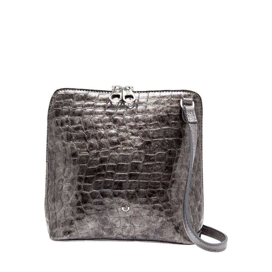 Handbags Bon-Bonite | Hands Free In Gray Leather