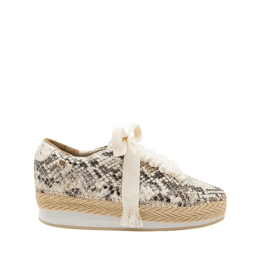 Shoes Bon-Bonite | Animal Print Leather Tie Shoe