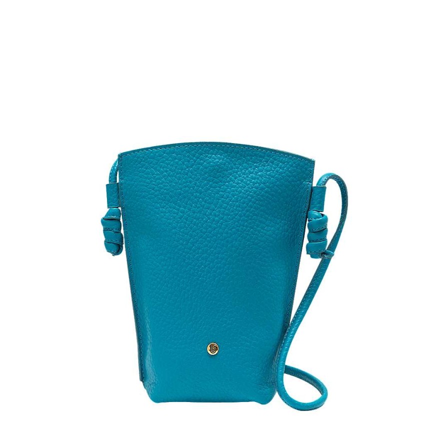 Handbags Bon-Bonite | Hands Free In Turquoise Leather