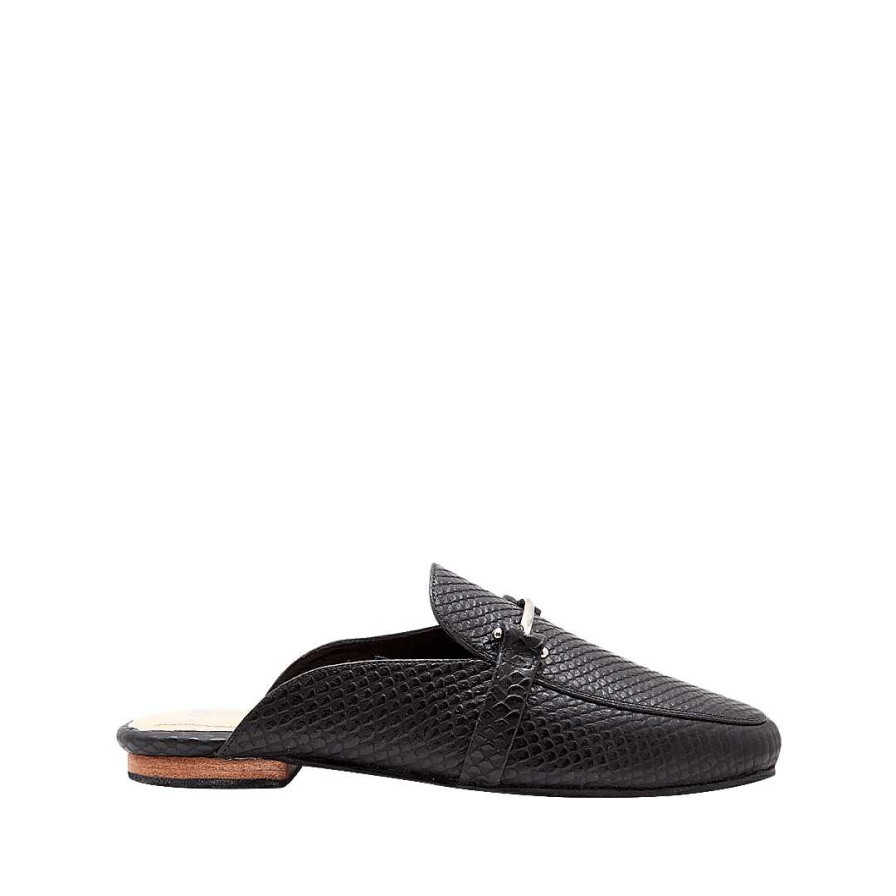 Shoes Bon-Bonite | Onyx Black Leather Clog