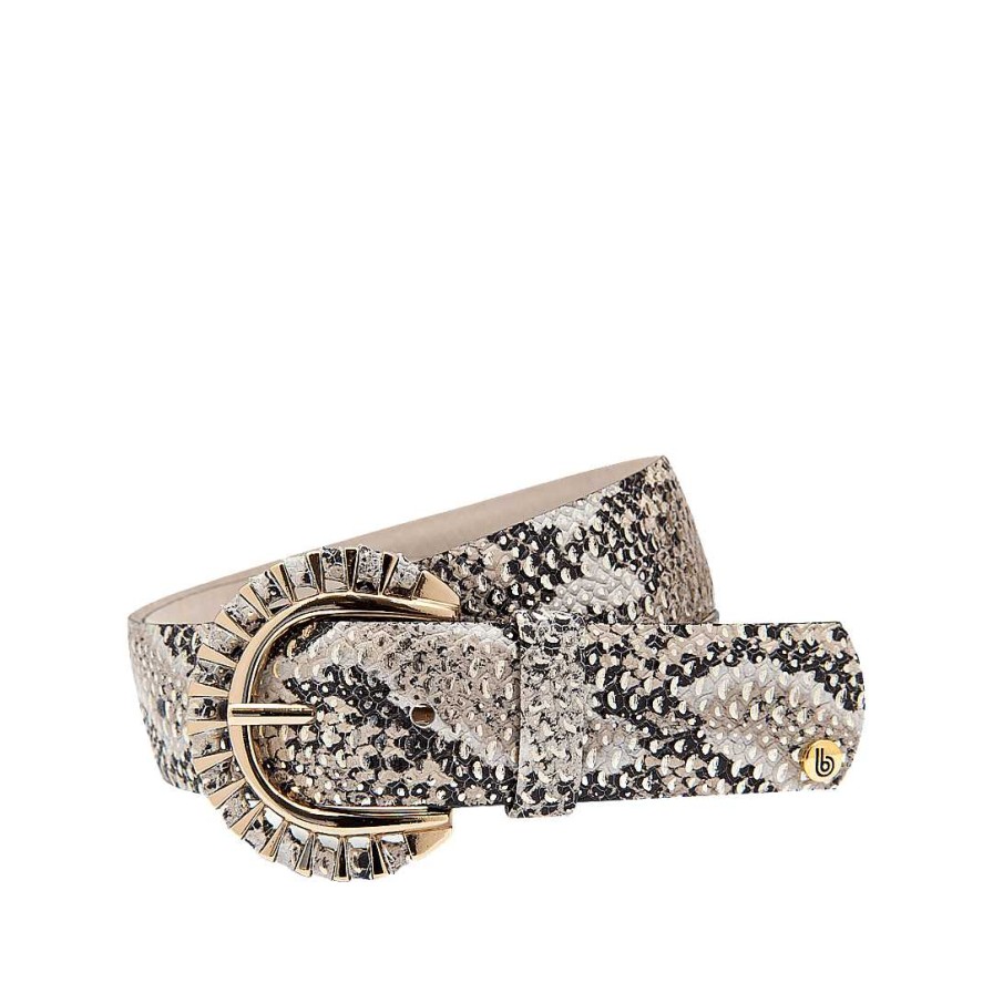 Belts Bon-Bonite | Animal Print Leather Belt