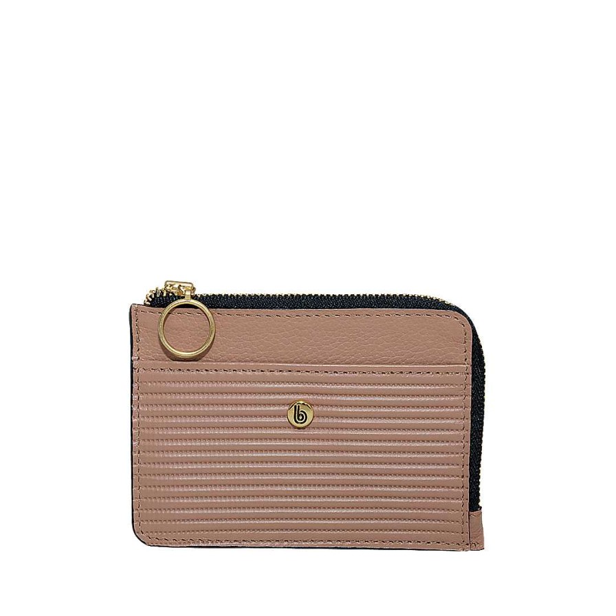 Accessories Bon-Bonite | Caramel Color Document Holder In Embossed Leather