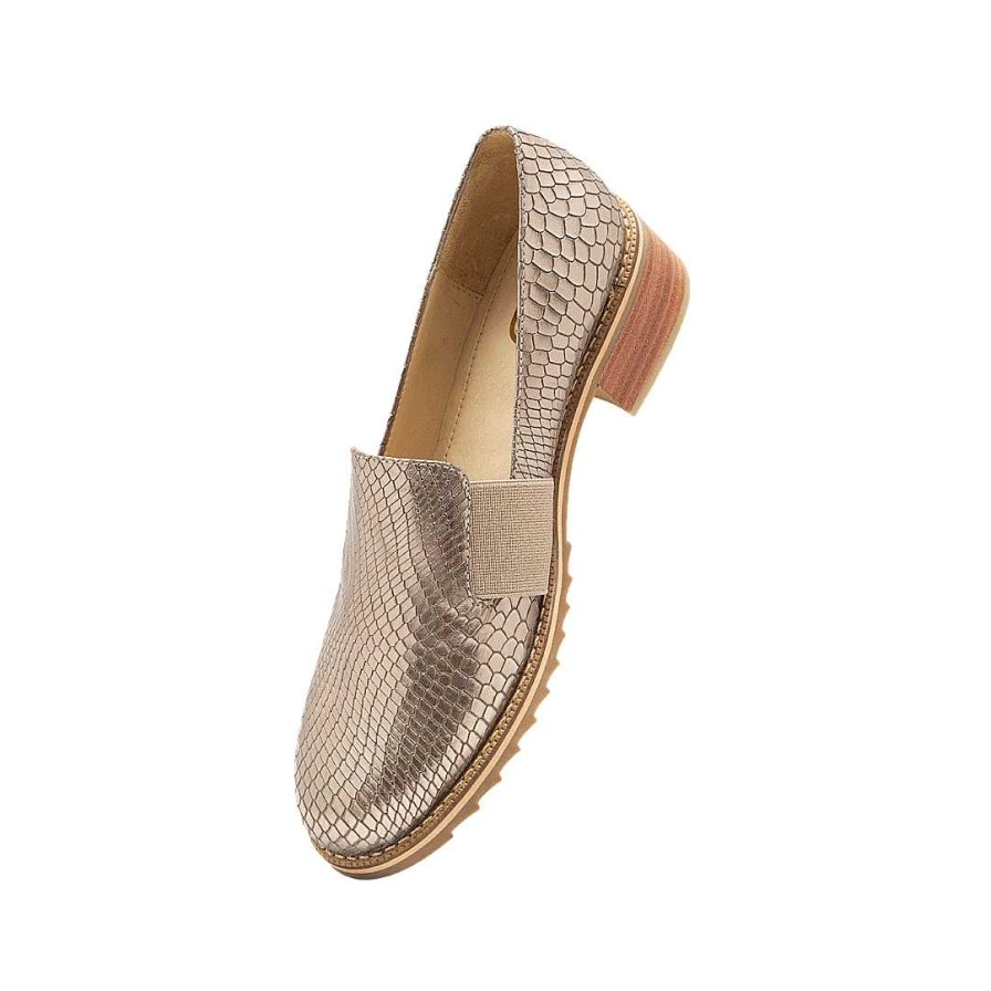 Shoes Bon-Bonite | Moon Color Leather Moccasin