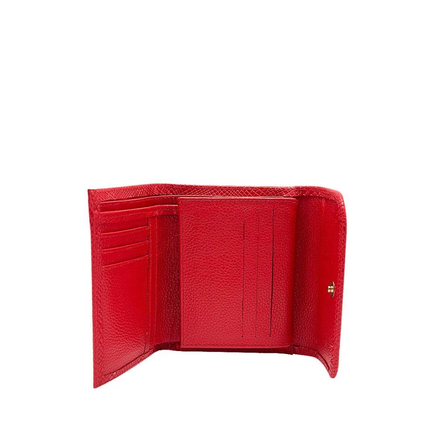 Accessories Bon-Bonite | Achiote Red Leather Wallet