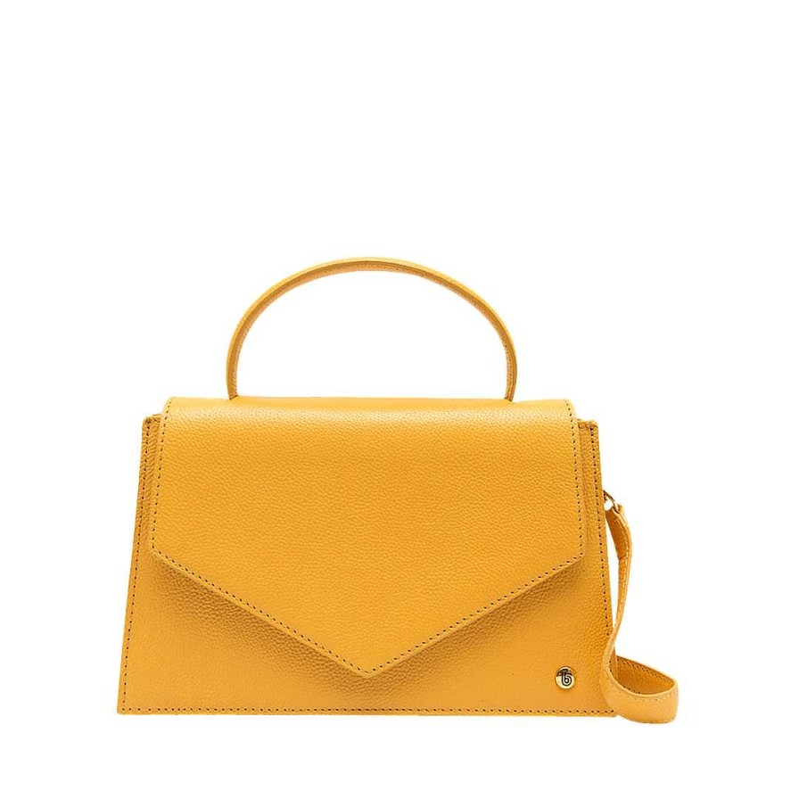 Handbags Bon-Bonite | Imperial Yellow Leather Hands Free