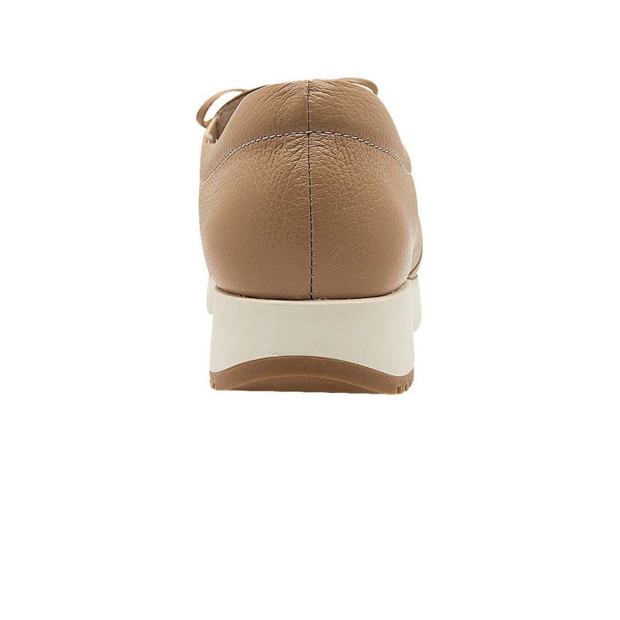 Shoes Bon-Bonite | Cappuccino Leather Platform Sneakers