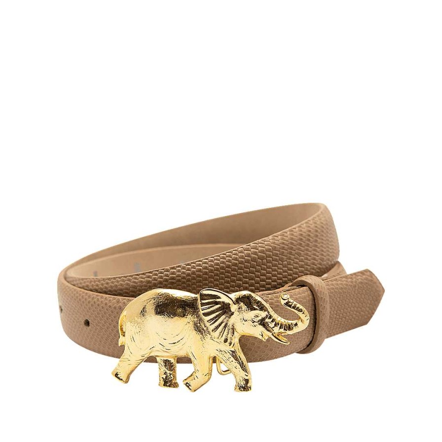 Belts Bon-Bonite | Cappuccino Color Leather Belt