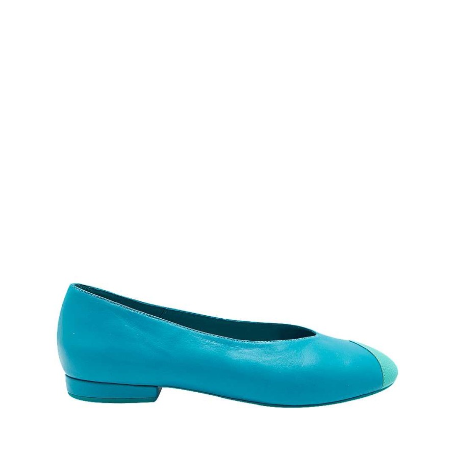 Shoes Bon-Bonite | Cobalt Blue Leather Ballet