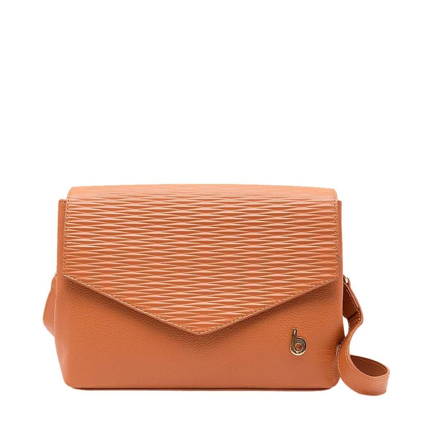 Handbags Bon-Bonite | Hands Free In Sandal Color Leather