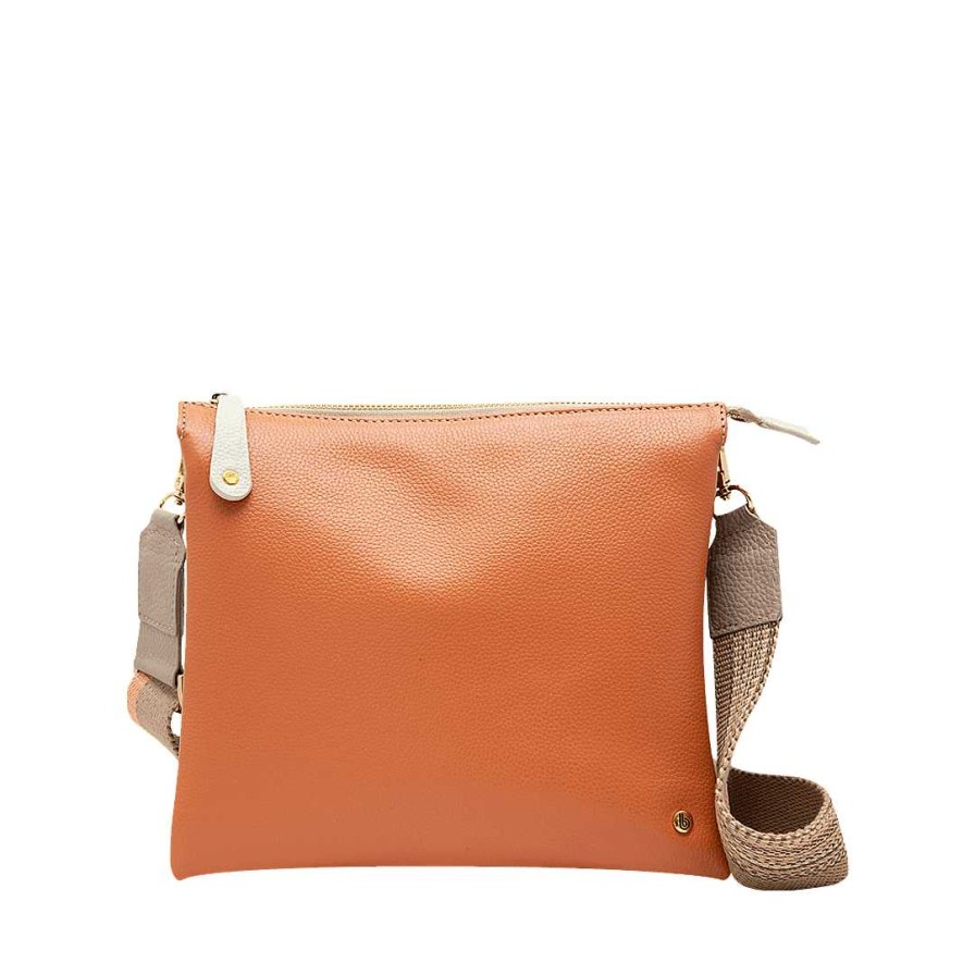 Handbags Bon-Bonite | Hands-Free In Sandal-Colored Leather By Mocha And Concha