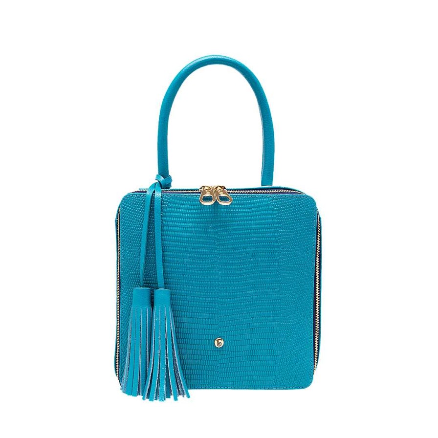 Handbags Bon-Bonite | Turquoise Leather Wallet