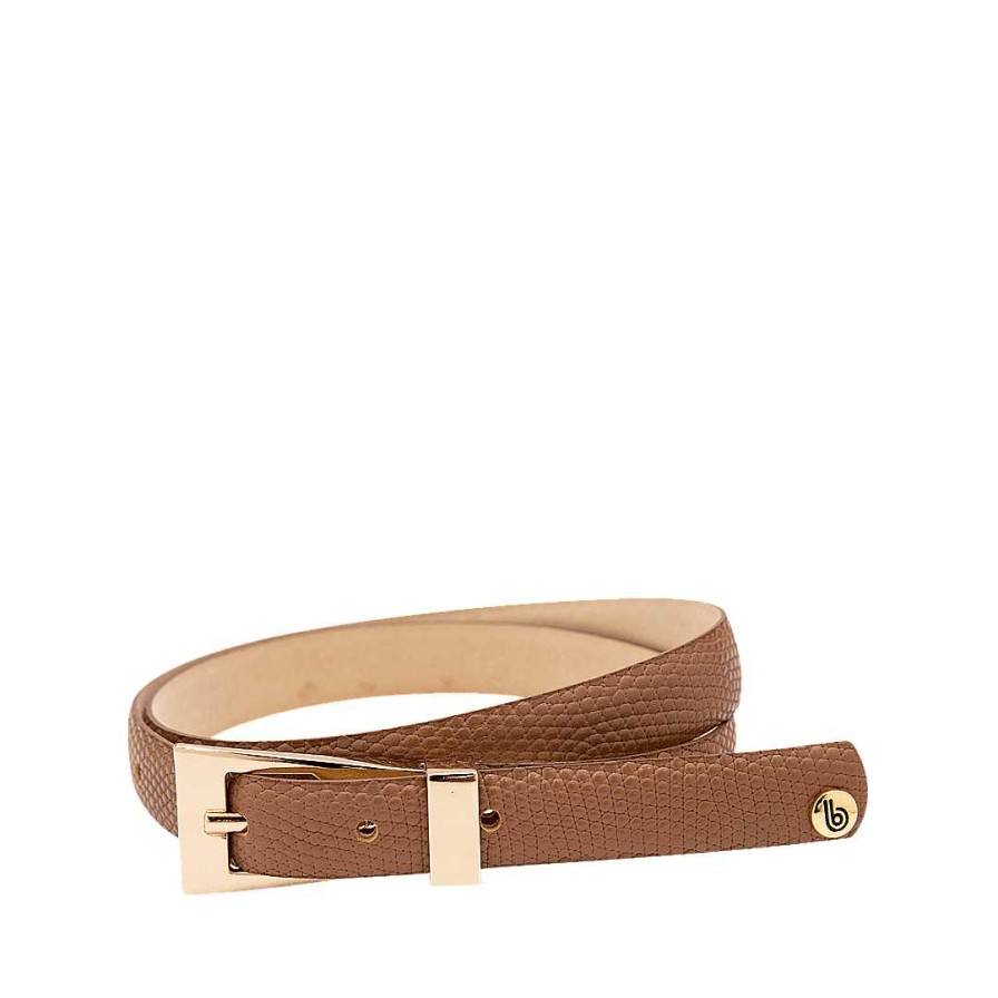 Belts Bon-Bonite | Honey Gray Leather Belt