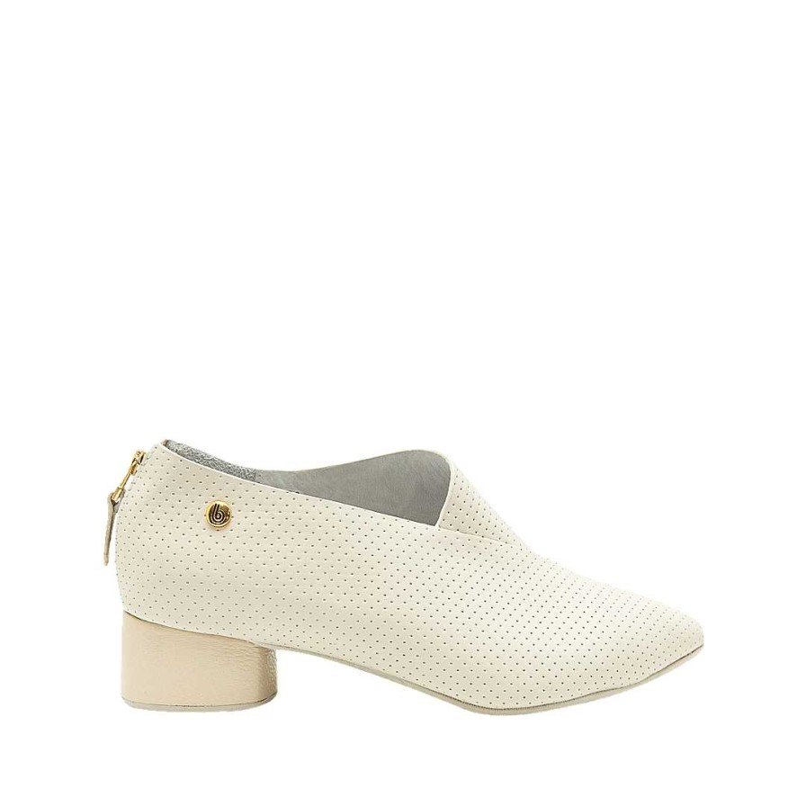 Shoes Bon-Bonite | Talc Color Leather Heel