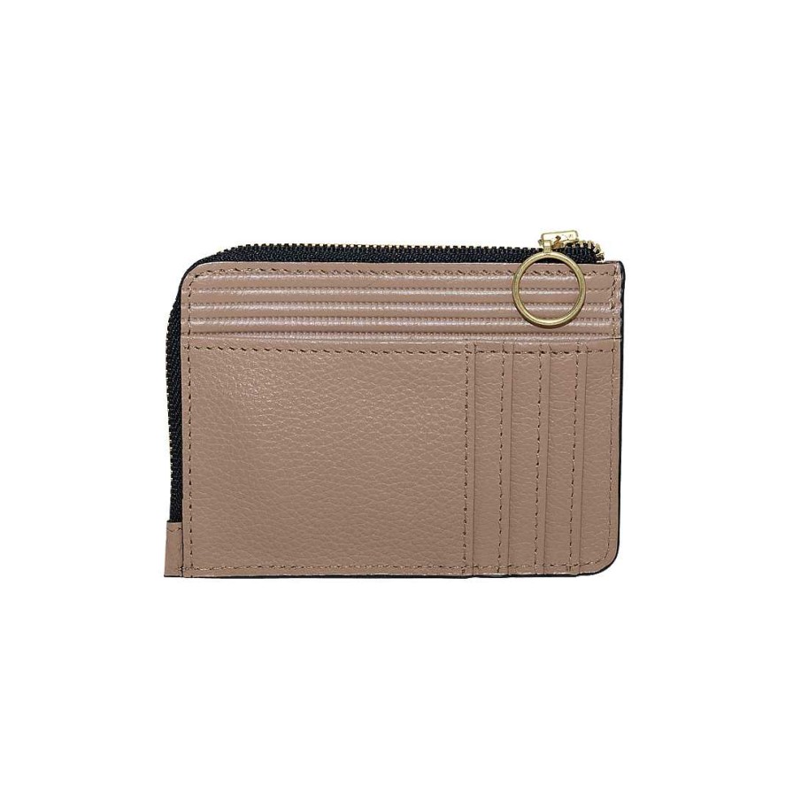 Accessories Bon-Bonite | Caramel Color Document Holder In Embossed Leather