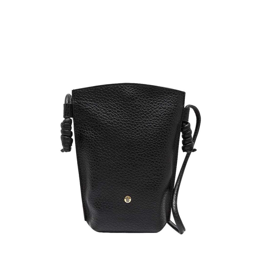 Handbags Bon-Bonite | Hands Free In Onyx Black Leather