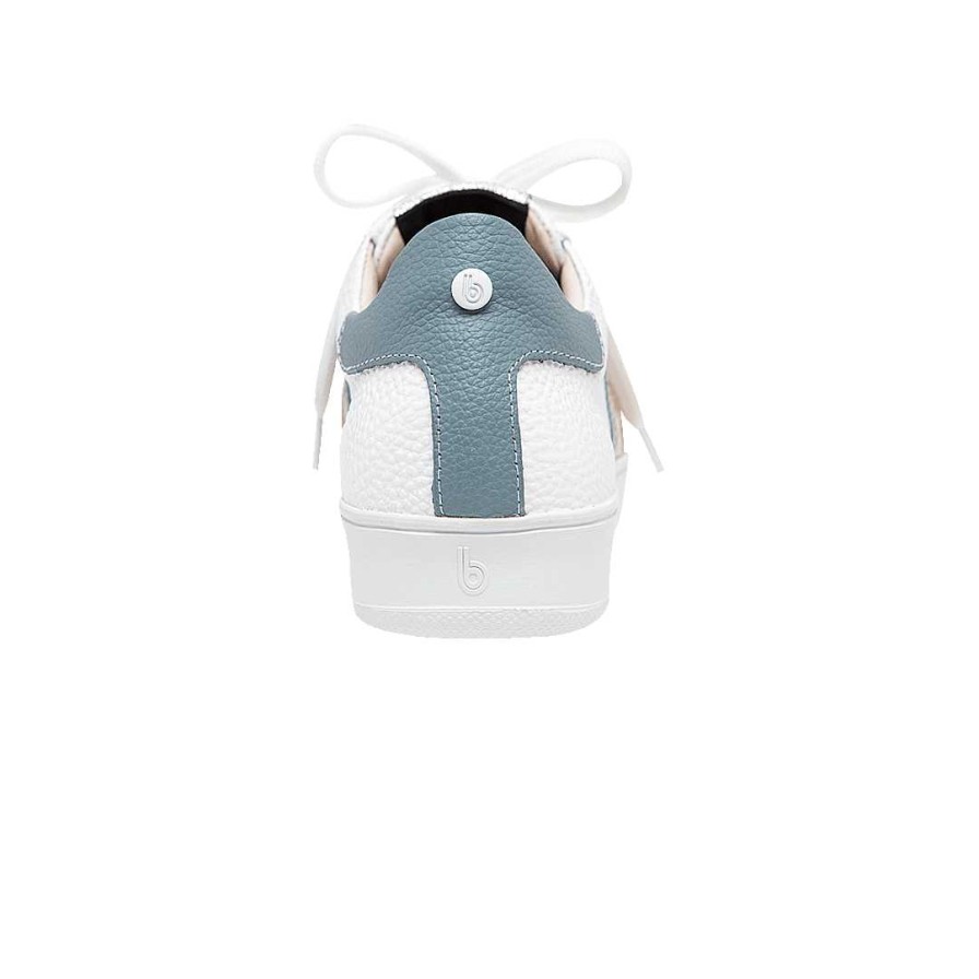 Shoes Bon-Bonite | Pure White Leather Tennis Shoes