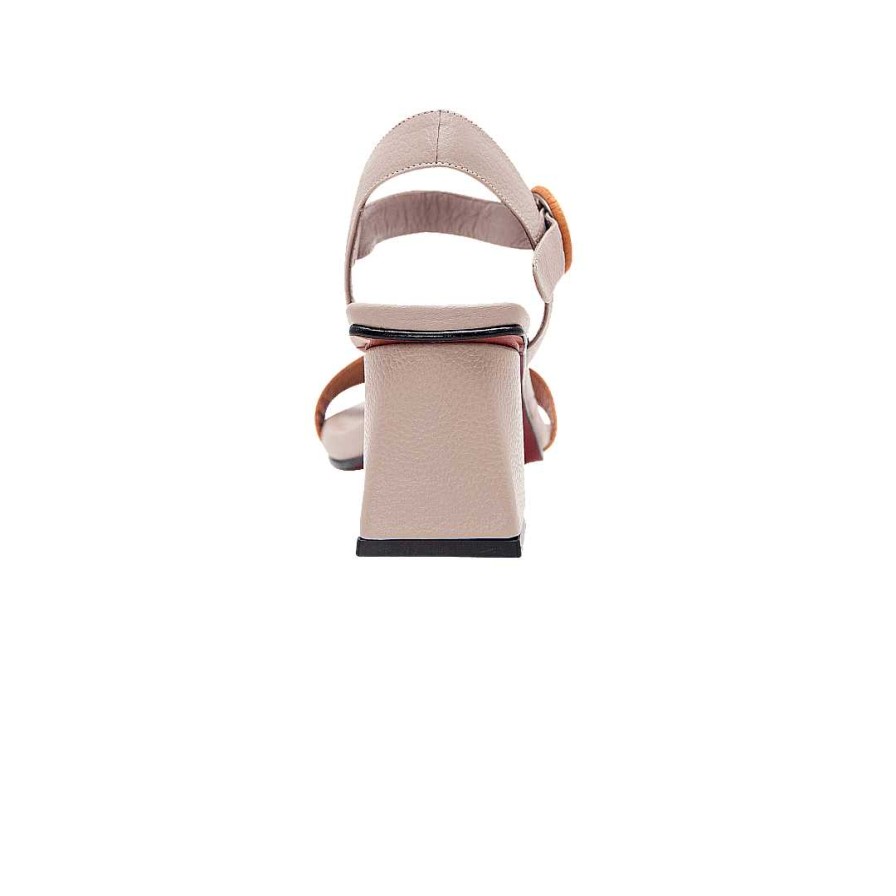 Shoes Bon-Bonite | Mocha Leather Heeled Sandal