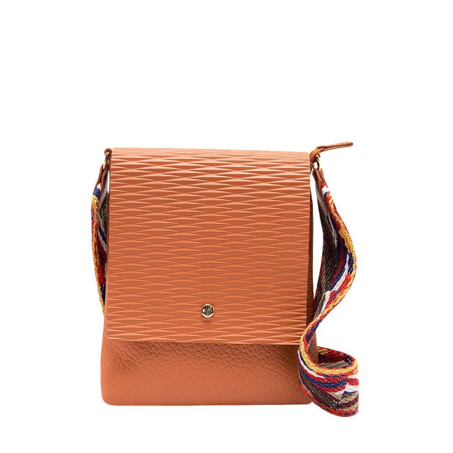 Handbags Bon-Bonite | Hands Free In Sandal Color Leather