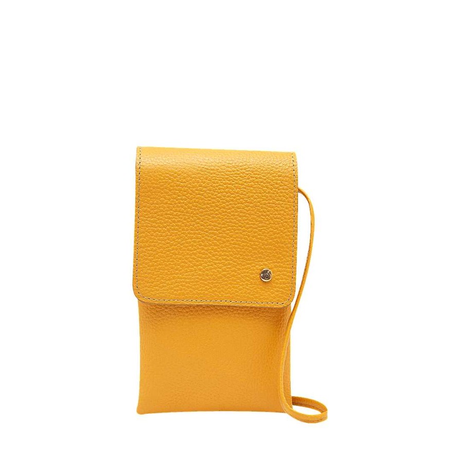 Handbags Bon-Bonite | Imperial Yellow Leather Hands Free