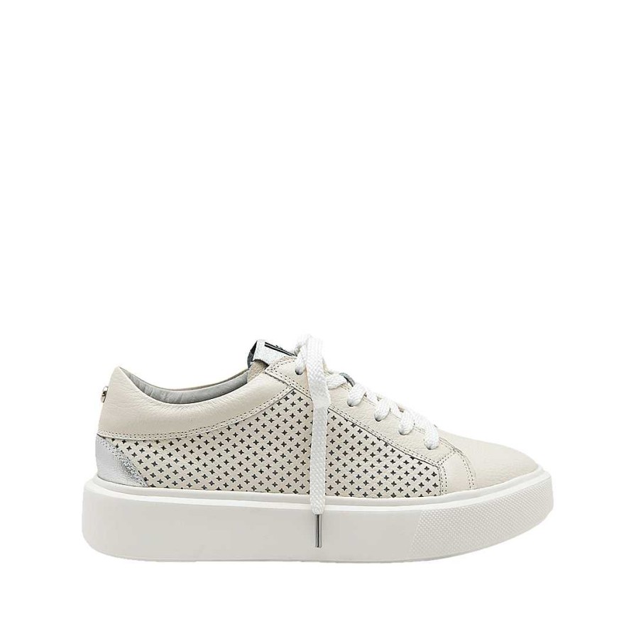 Shoes Bon-Bonite | White Leather Tennis