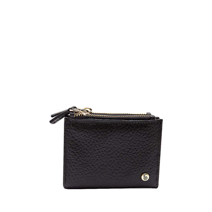 Accessories Bon-Bonite | Onyx Black Leather Wallet