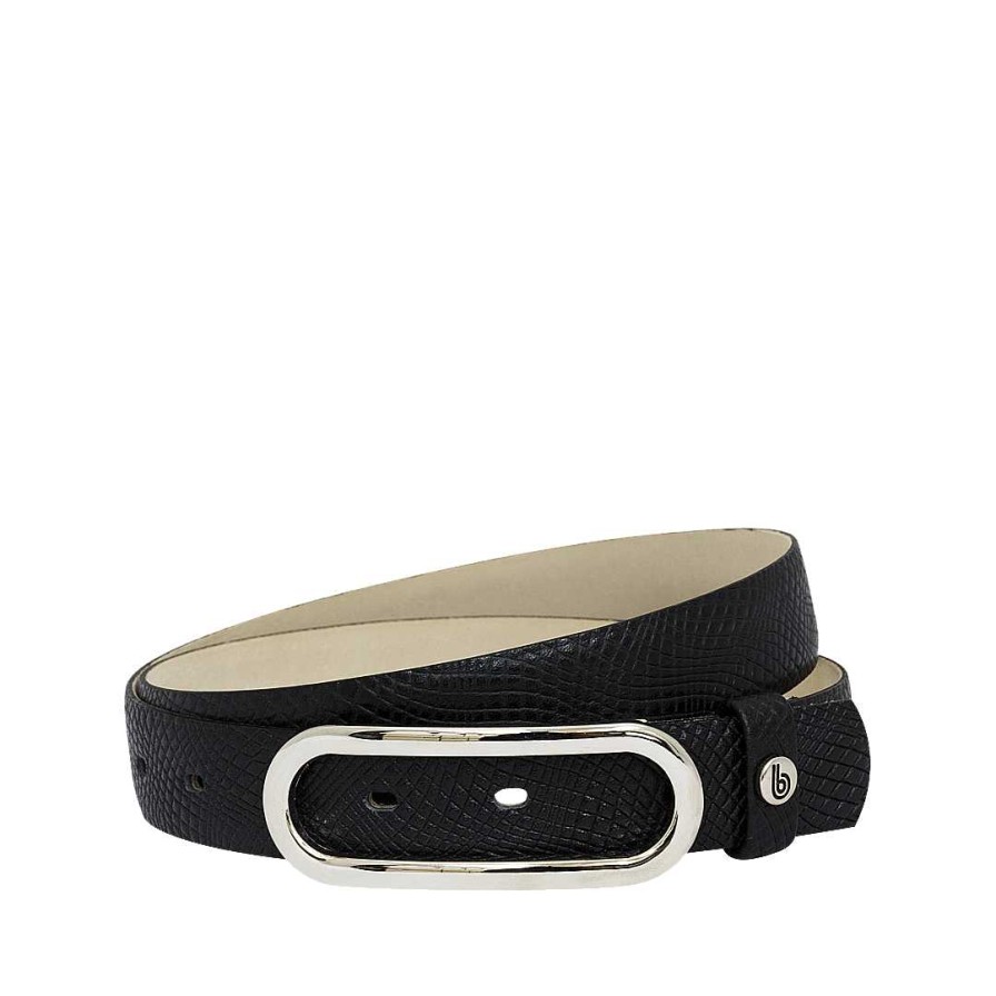 Belts Bon-Bonite | Black Onyx Leather Belt